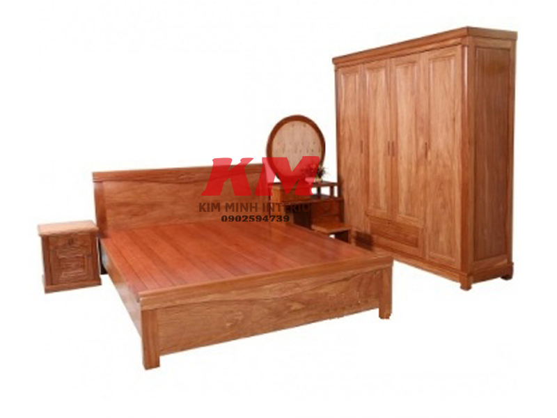Giường ngủ gỗ Đinh Hương GNGH001