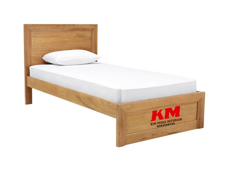 Giường đơn đẹp giá rẻ gỗ mfc - mfc GD001