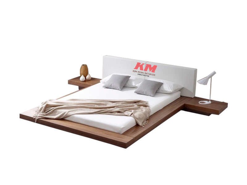 Giường ngủ hiện đại kiểu Nhật cao cấp GNHD007