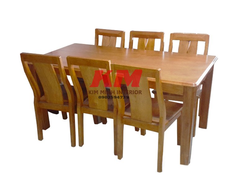 Bộ bàn ăn gỗ xoan đào: Chọn một bộ bàn ăn gỗ xoan đào cho phòng ăn của bạn là sự lựa chọn hoàn hảo năm