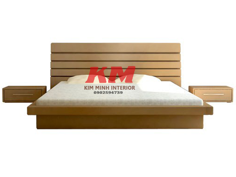 Giường ngủ Nhật 1m6 gỗ Căm Xe GNKN020