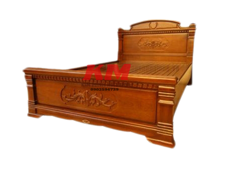 Giường ngủ cổ điển gỗ Căm Xe GNCX022