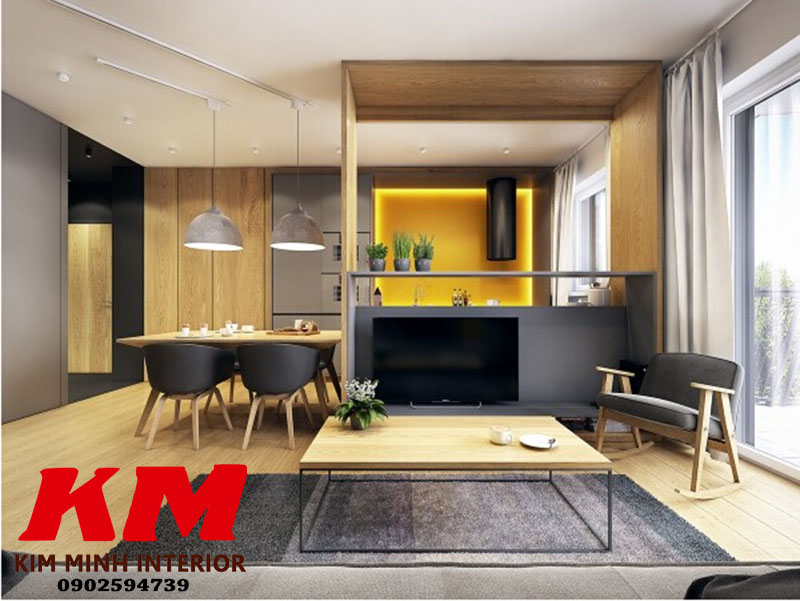 Thiết kế chung cư phòng bếp TKTCCCB026