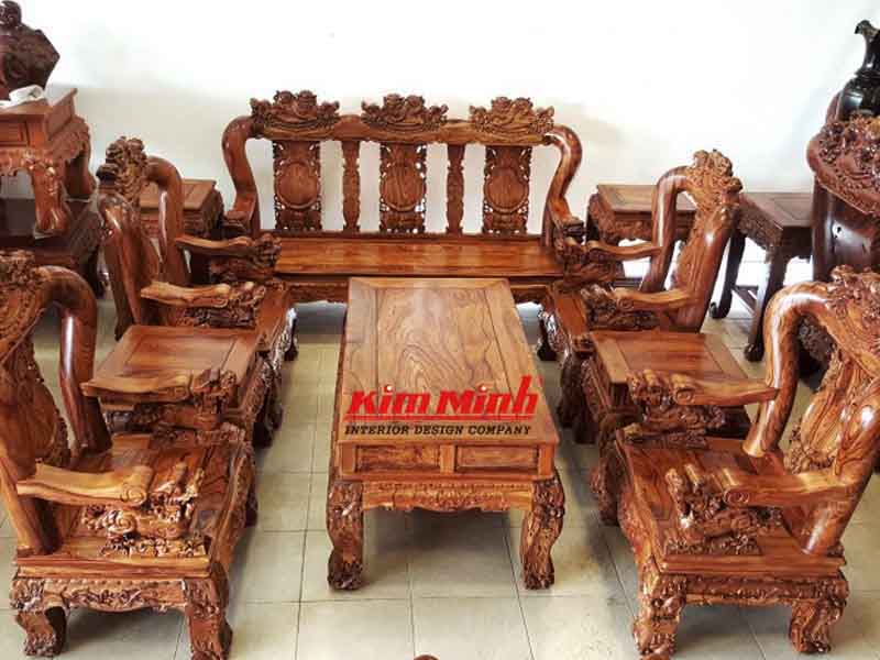 Ghế salon gỗ giá rẻ