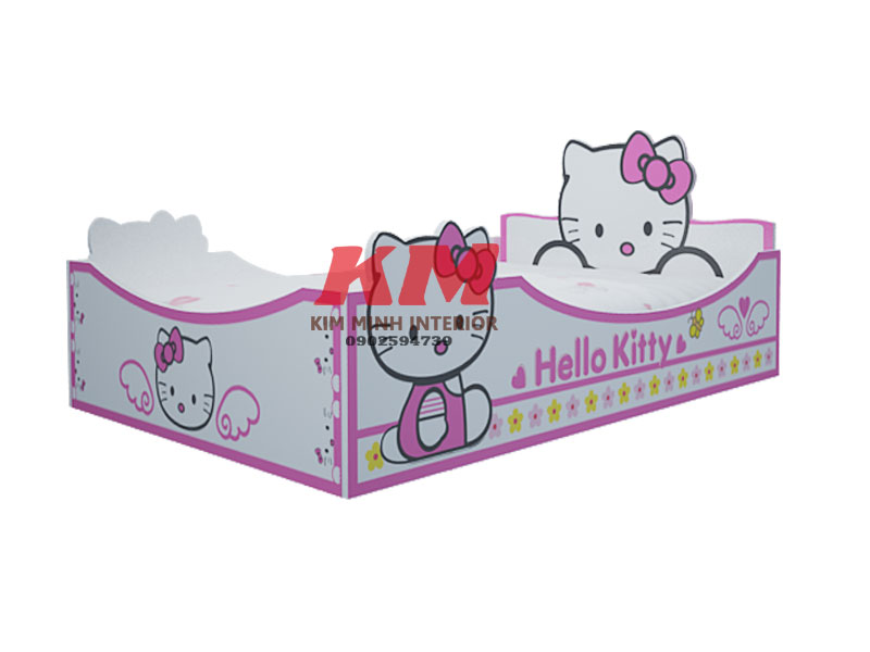 Giường Ngủ Trẻ Em Hello Kitty GNTE068