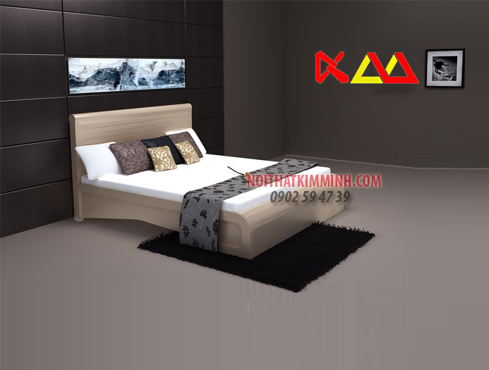 Giường ngủ gỗ Sồi cao cấp GNGS015