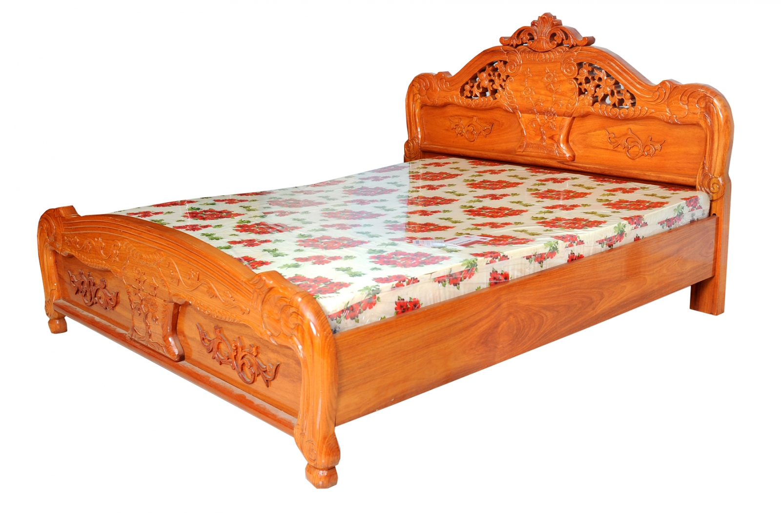 Giường ngủ gỗ tự nhiên Gõ Đỏ GNGD006