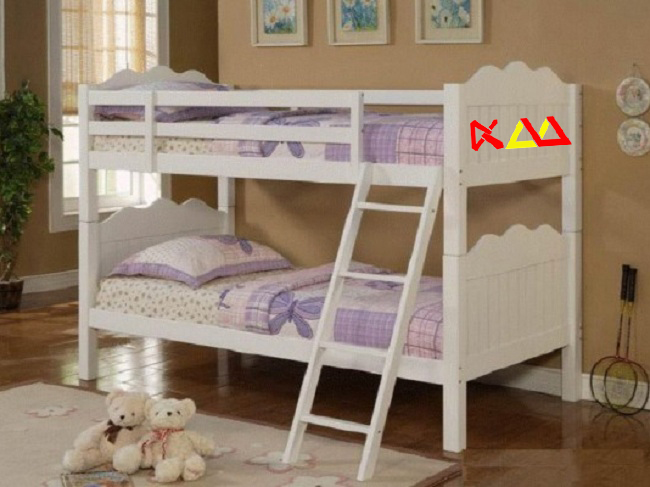 Giường ngủ trẻ em 2 tầng GNTE002
