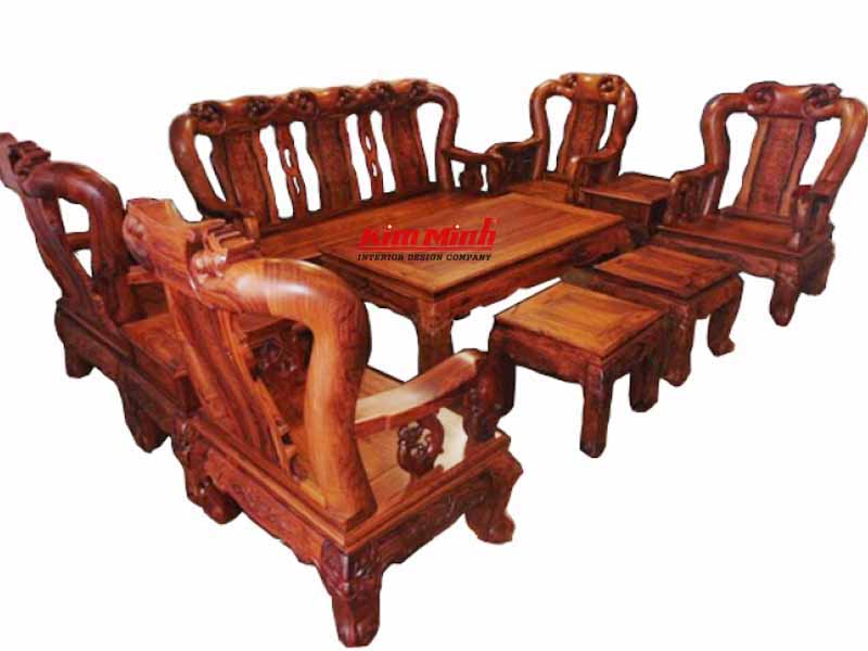 Ghế salon gỗ cổ điển