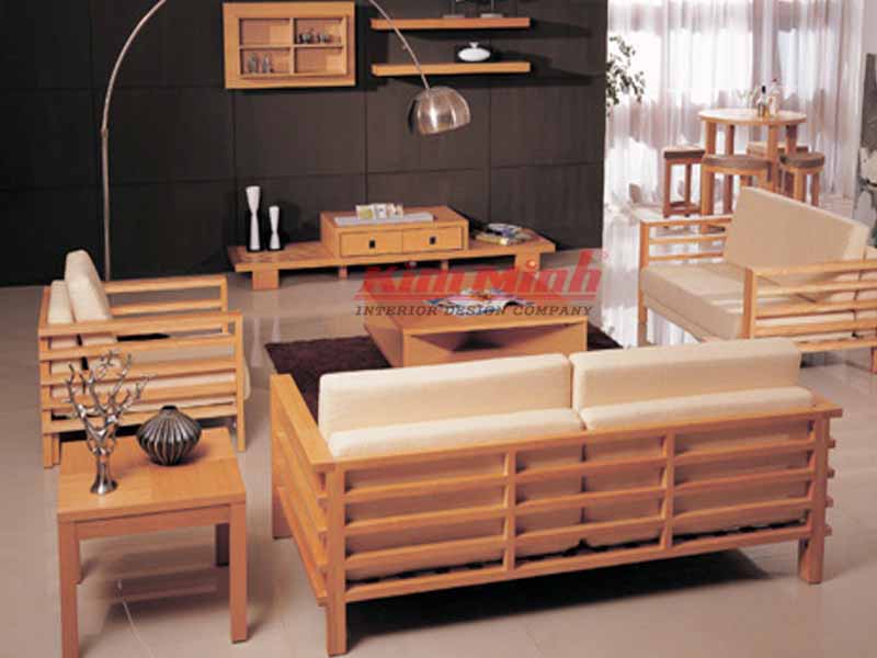 Ghế salon gỗ công nghiệp