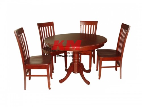bàn ăn gỗ xoan đào 4 ghế