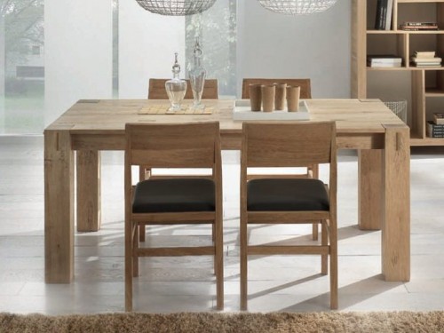 Bộ bàn ăn gỗ tụ nhiên phòng ăn đẹp hiện đại 6 ghế giá rẻ trong...