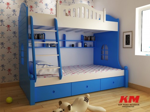 Giường ngủ trẻ em 2 tầng GTTE066