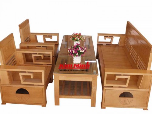 Mẫu bàn ghế salon gỗ đẹp khuyến mãi cực sốc 45 % giá TPHCM