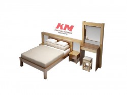 Giường Ngủ Khách Sạn Phong Cách Hiện Đại GNKS011