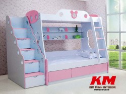 Giường ngủ trẻ em 3 tầng babylove GNTE012