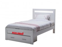 Mẫu Giường Ngủ Đơn Đẹp Có Hộc Tủ Gỗ MFC GND005
