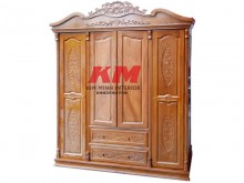 Tủ Quần Áo Gỗ Gõ Đỏ TAGD001