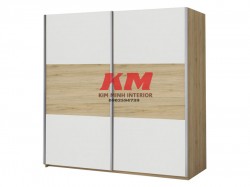 Tủ Quần Áo MFC Màu Trắng - vân gỗ (2.300.000/m2)
