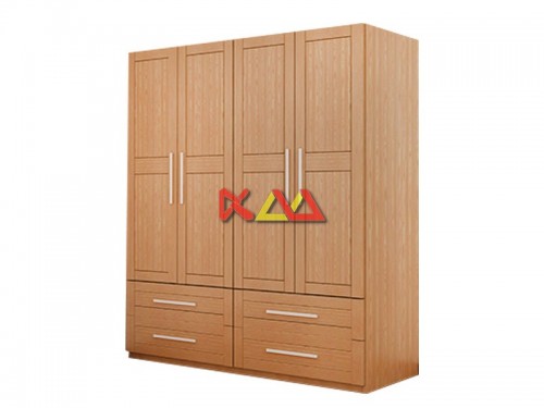 Tủ Áo Gỗ MDF 1m8 Tay Nắm Dài